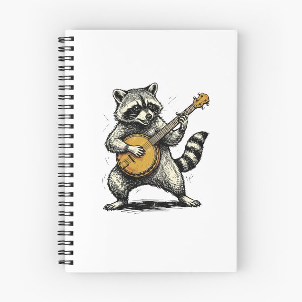 Item preview, Vintage Banjo Raccoon Musician   designed and sold by Nikolausgage.