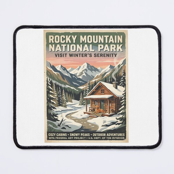 Item preview, Golden Retriever Mountain Cabin Retreat designed and sold by PictoVibe.