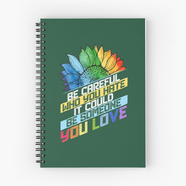 Item preview, Be Careful Who You Hate Gift Design Lgbt Pride Month Graphic 724 designed and sold by GvenceJewelry.