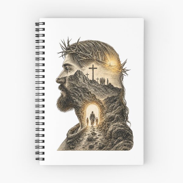 Item preview, Jesus Christ Crown Of Thorns Crucifixion And Resurrection Double Exposure designed and sold by Derekquie.