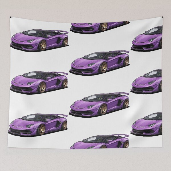 Item preview, Lamborghini Aventador SVJ Cartoon designed and sold by ToonMyRide.