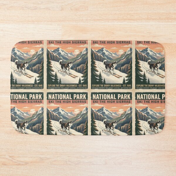 Item preview, Husky Alpine Ski Adventure designed and sold by PictoVibe.