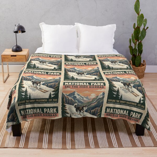 Item preview, Husky Alpine Ski Adventure designed and sold by PictoVibe.