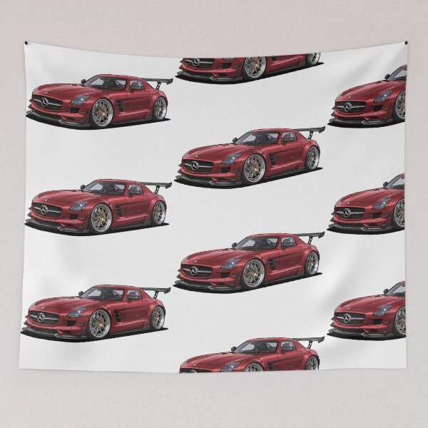 Item preview, AMG SLS GT Cartoon designed and sold by ToonMyRide.