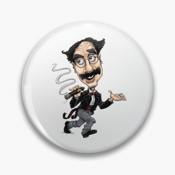 Artikelvorschau, Groucho Marx entworfen und verkauft von Foxintheloart.