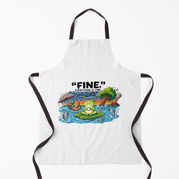 Item preview, Everything Is Fine Frog | Funny Disaster Zen Frog designed and sold by MrDev.