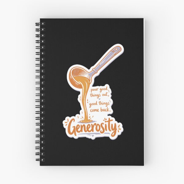 Item preview, Generosity Pour Good Things Out Inspirational Quote Sticker designed and sold by FestivityFinds.