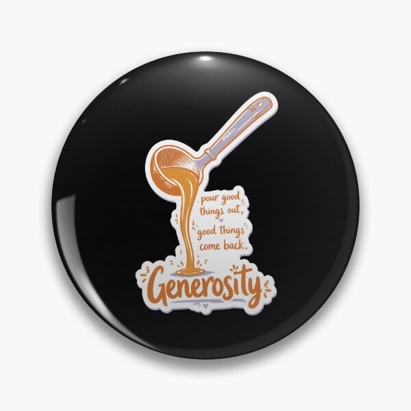 Item preview, Generosity Pour Good Things Out Inspirational Quote Sticker designed and sold by FestivityFinds.