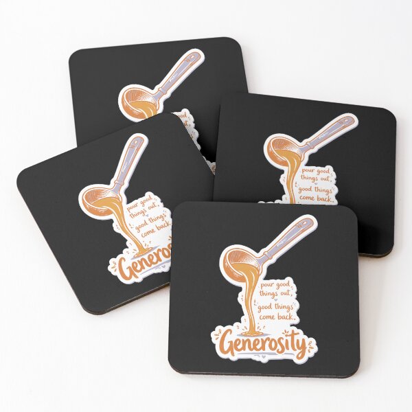Item preview, Generosity Pour Good Things Out Inspirational Quote Sticker designed and sold by FestivityFinds.