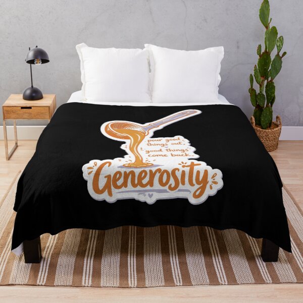Item preview, Generosity Pour Good Things Out Inspirational Quote Sticker designed and sold by FestivityFinds.