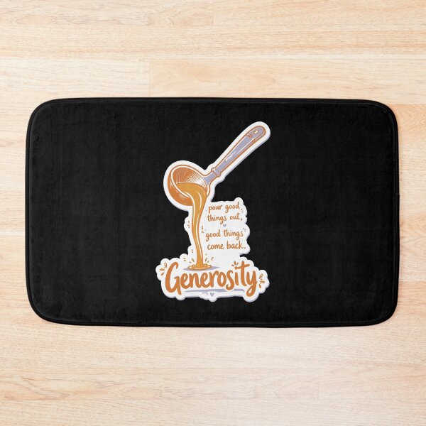 Item preview, Generosity Pour Good Things Out Inspirational Quote Sticker designed and sold by FestivityFinds.