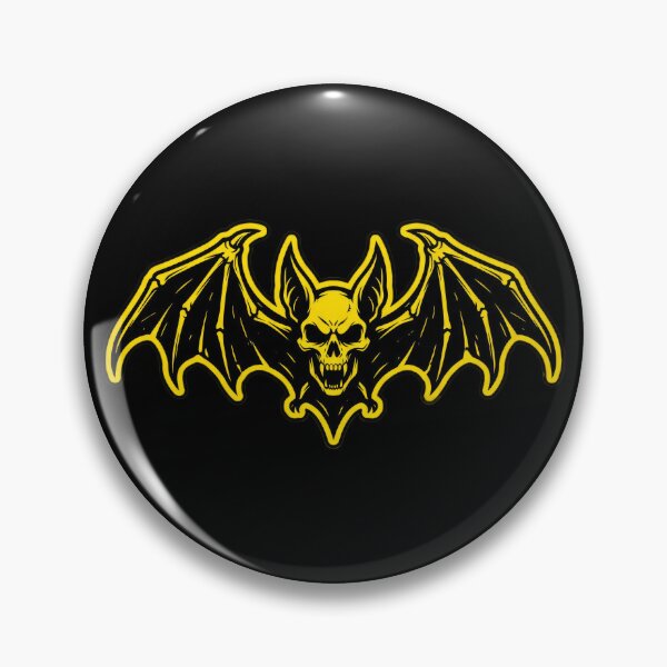 Item preview, Skull Bat Wings Tattoo Flash Art designed and sold by The Mellonaire.