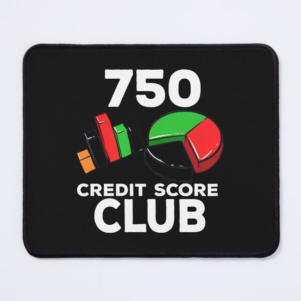 Item preview, 750 Credit Score Club Pie Chart Bar Chart Graphic designed and sold by iwaskojankat.
