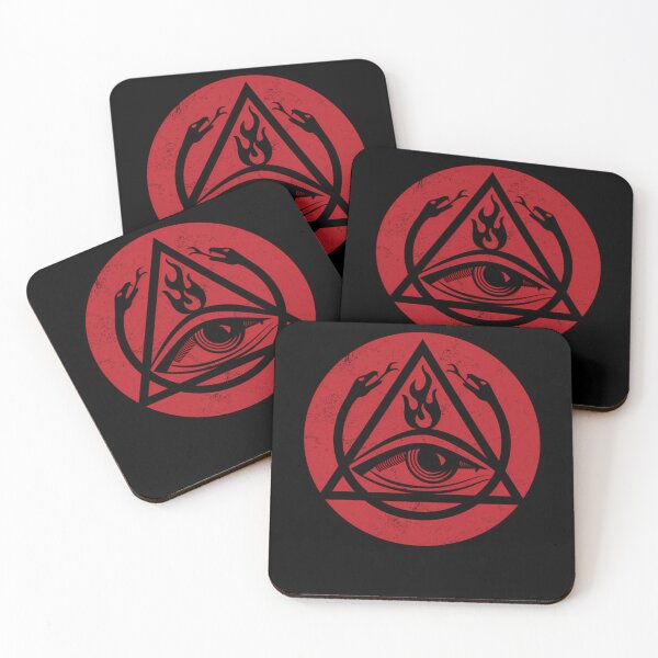 Item preview, Circle Triangle Snake Flame Eye Symbol designed and sold by THE PHARAOHS.