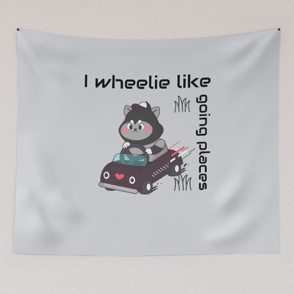 Item preview, I wheelie like going places designed and sold by CHIEF-HAT STORE.