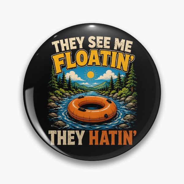 Item preview, They See Me Floatin' Tubing designed and sold by a-turner-paint.