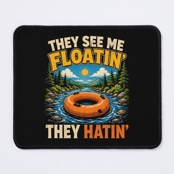 Item preview, They See Me Floatin' Tubing designed and sold by a-turner-paint.