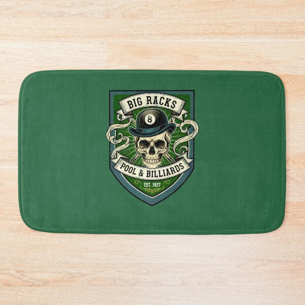 Item preview, Big Racks Pool  Billiards Vintage Skull 8 Ball Logo 179 designed and sold by BRBDesignsCo.