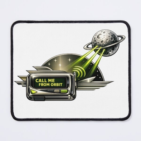 Item preview, Chrome Neo Deco Lunar Pager Aliencore Graphic designed and sold by TheRealTaria.