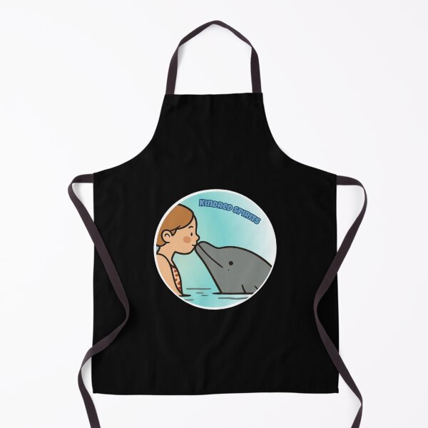 Item preview, Kindred Spirits Girl Kissing Dolphin Cute Marine Life Sticker designed and sold by FestivityFinds.