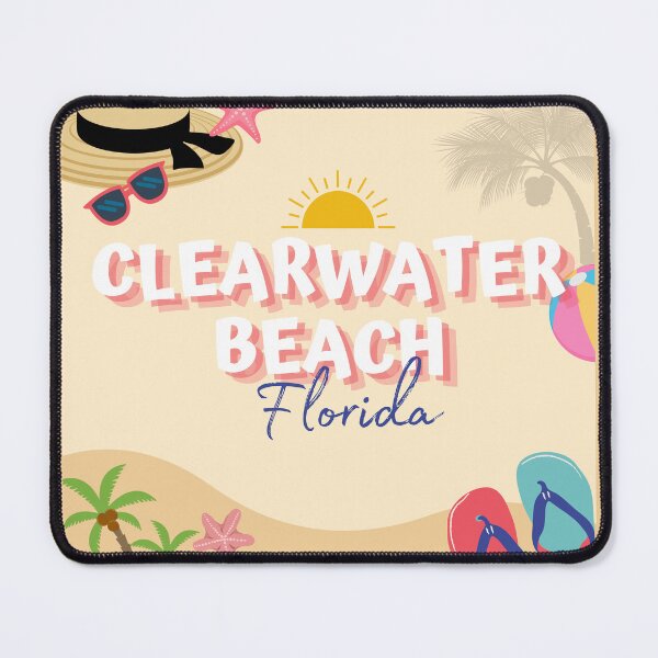 Item preview, Clearwater Beach Florida Retro Summer Sun Design designed and sold by DonnaRaine.
