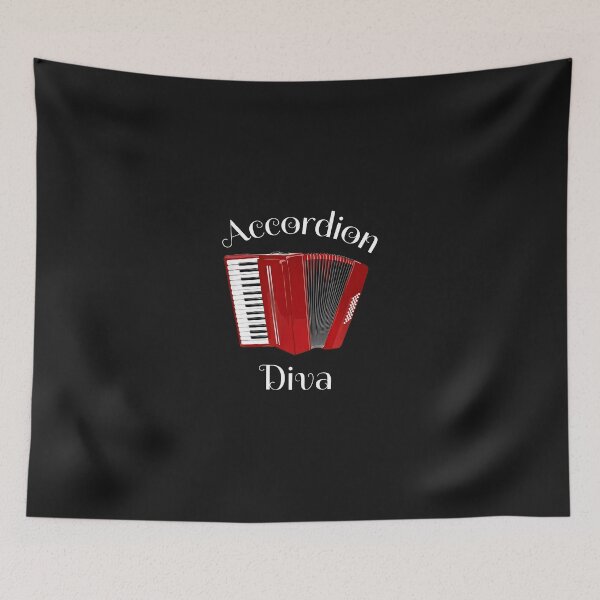 Item preview, Accordion Diva Red Accordion Music Instrument designed and sold by iwaskojankat.