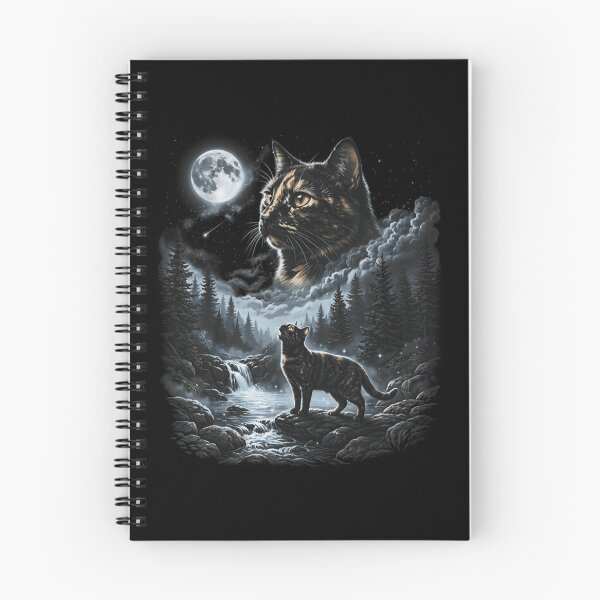 Item preview, Tortoiseshell Cat Howling to the Moon Vintage Retro   designed and sold by Nikolausgage.
