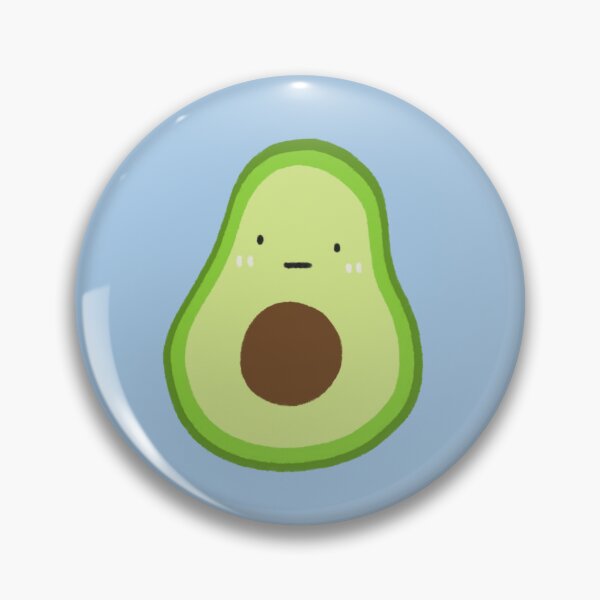 Item preview, Cute Avocado Character with Face designed and sold by bySunnieStudio.