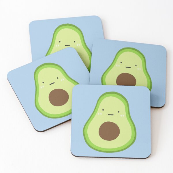 Item preview, Cute Avocado Character with Face designed and sold by bySunnieStudio.