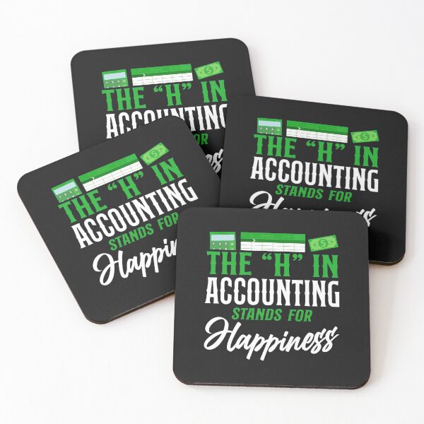 Item preview, Accounting 'H' Happiness Humorous Accountant Gift designed and sold by iwaskojankat.