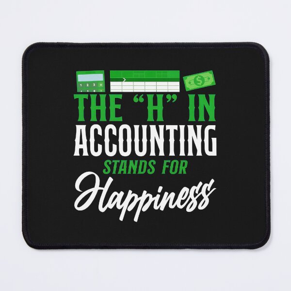 Item preview, Accounting 'H' Happiness Humorous Accountant Gift designed and sold by iwaskojankat.