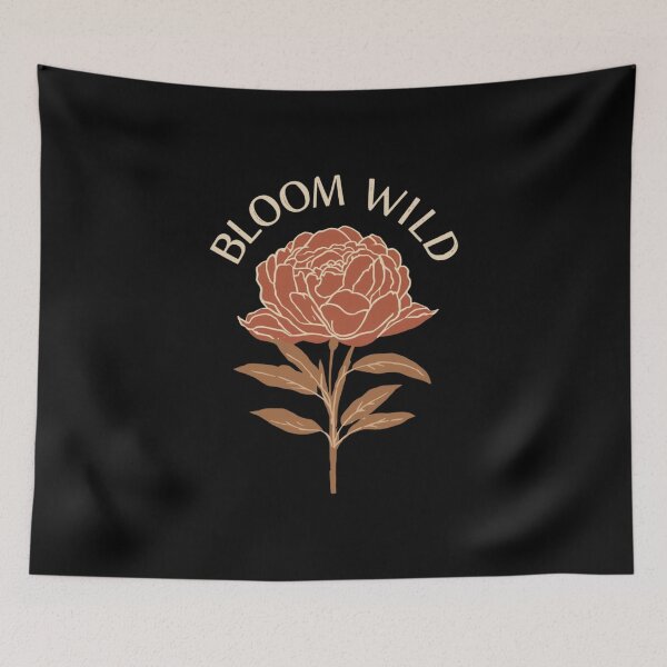 Item preview, Bloom Wild Peony Retro Boho Floral  designed and sold by FestivityFinds.