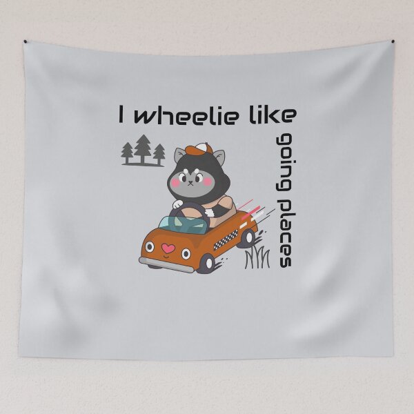 Item preview, I wheelie like going places-V2 designed and sold by CHIEF-HAT STORE.