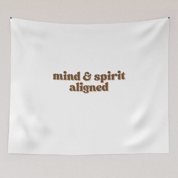 Item preview, mind & spirit aligned | brown designed and sold by dollhouseclub.
