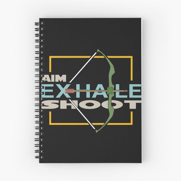 Item preview, Aim Exhale Shoot Archery Bow and Arrow Graphic designed and sold by iwaskojankat.