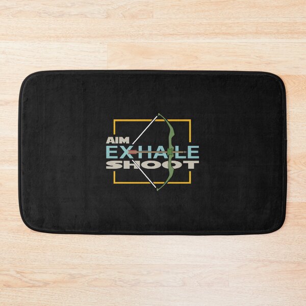 Item preview, Aim Exhale Shoot Archery Bow and Arrow Graphic designed and sold by iwaskojankat.
