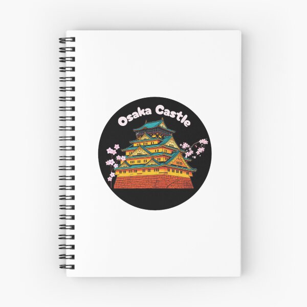 Item preview, Osaka Castle Japan Cherry Blossom Sakura Vintage Badge designed and sold by FestivityFinds.
