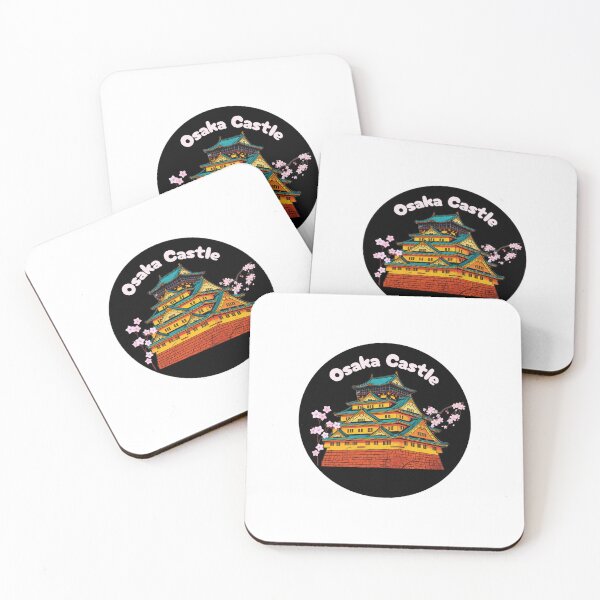 Item preview, Osaka Castle Japan Cherry Blossom Sakura Vintage Badge designed and sold by FestivityFinds.