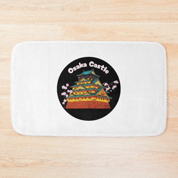 Item preview, Osaka Castle Japan Cherry Blossom Sakura Vintage Badge designed and sold by FestivityFinds.