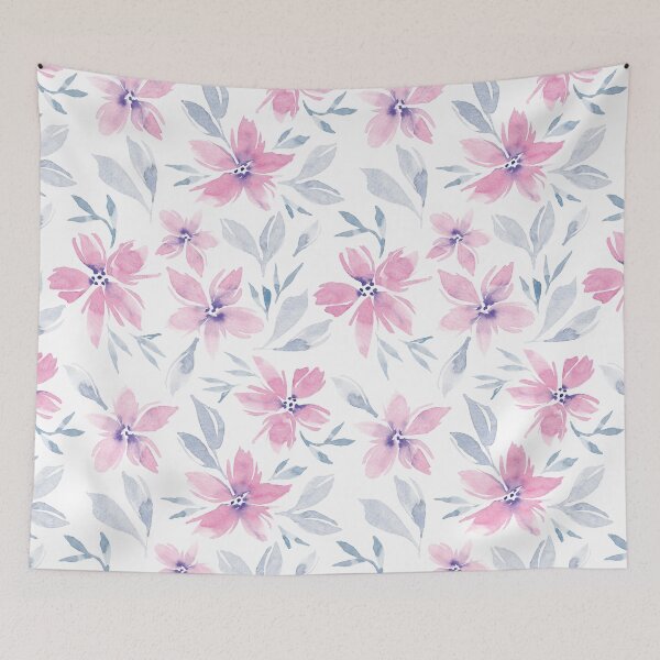 Item preview, Blush and Grey Floral designed and sold by RebeccaFlaherty.