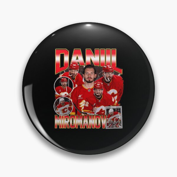 Item preview, Daniil Miromanov Vintage Flames Hockey Collage designed and sold by FionnRyen.