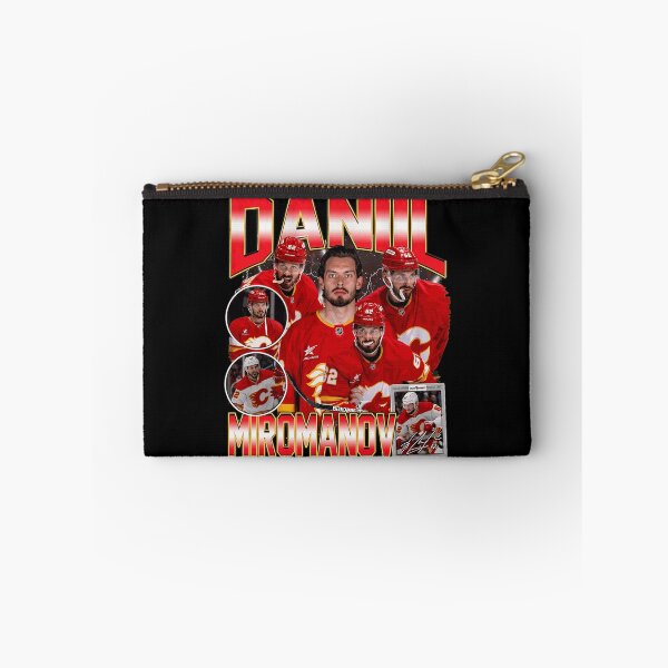Item preview, Daniil Miromanov Vintage Flames Hockey Collage designed and sold by FionnRyen.