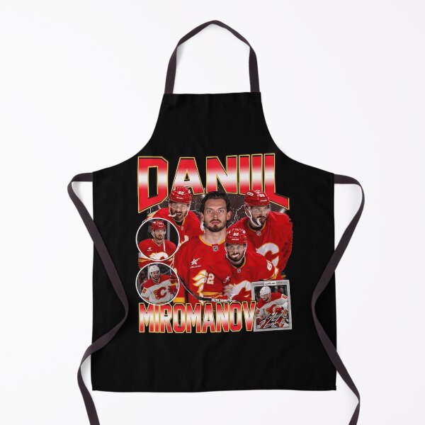 Item preview, Daniil Miromanov Vintage Flames Hockey Collage designed and sold by FionnRyen.