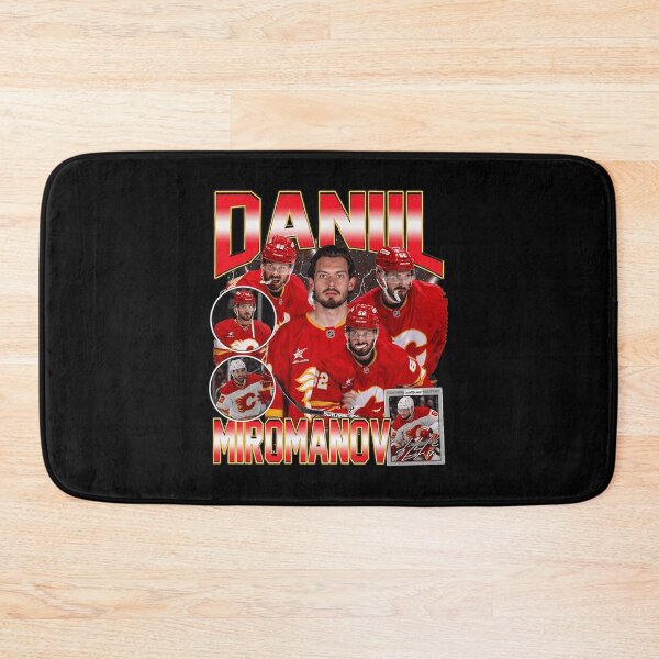 Item preview, Daniil Miromanov Vintage Flames Hockey Collage designed and sold by FionnRyen.