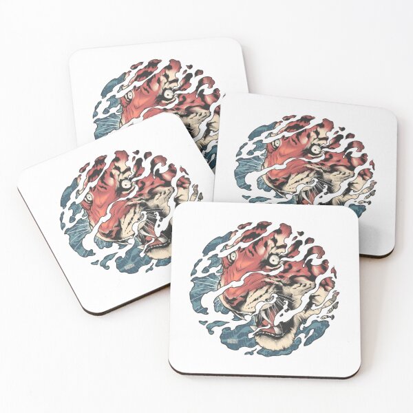 Item preview, Tora - Japanese tiger tattoo designed and sold by Nikolausgage.