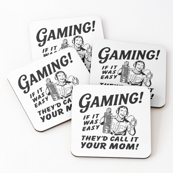 Item preview, Gaming If It Was Easy Theyd Call It Your Mom Retro Funny Meme designed and sold by JoRealm.