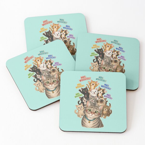 Item preview, Mrs. Whiskers! – Funny Cat Teacher and Kittens designed and sold by NinaCreator.