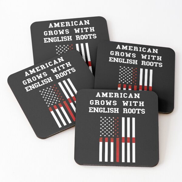 Item preview, American Grows With English Roots Flag Design designed and sold by iwaskojankat.