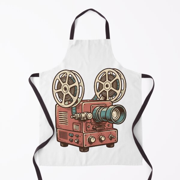 Item preview, Vintage Retro Film Projector Illustration designed and sold by PreeCha Art & Co..