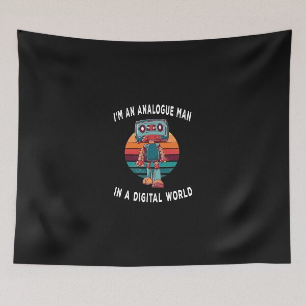 Item preview, Analogue Man Robot Cassette Retro Sunset designed and sold by iwaskojankat.